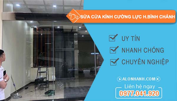 sửa cửa kính cường lực huyện bình chánh