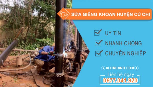 dịch vụ sửa giếng khoan huyện củ chi