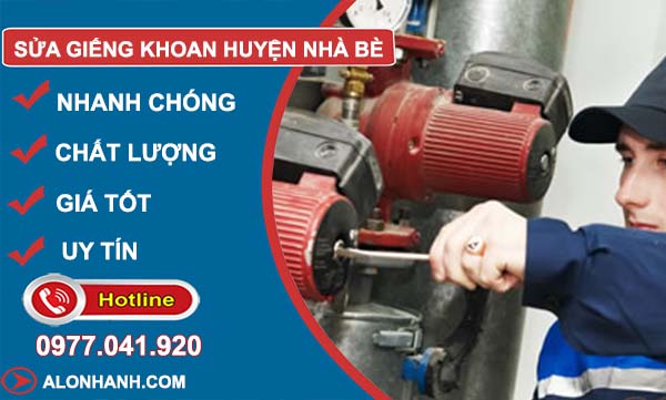 dịch vụ sửa giếng khoan huyện nhà bè