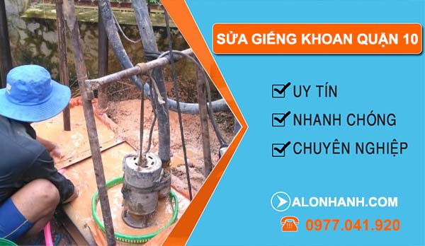 sửa giếng khoan quận 10