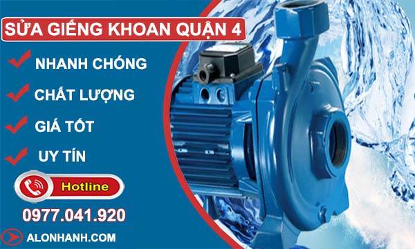sửa giếng khoan quận 4