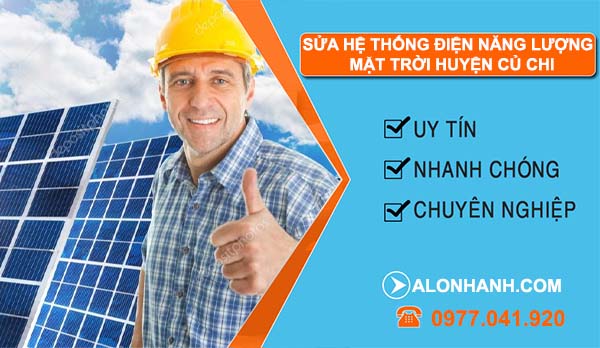 sửa hệ thống điện năng lượng mặt trời củ chi