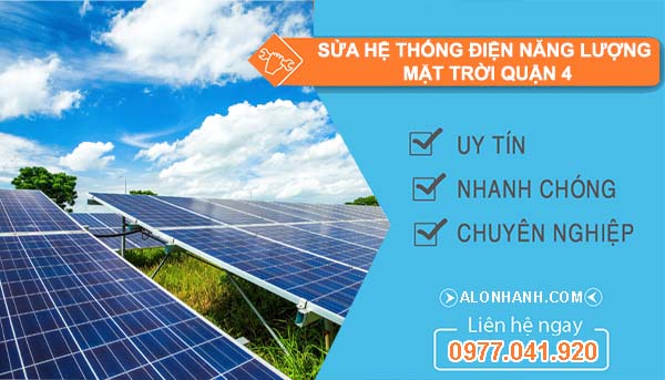 sửa hệ thống điện năng lượng mặt trời quận 4