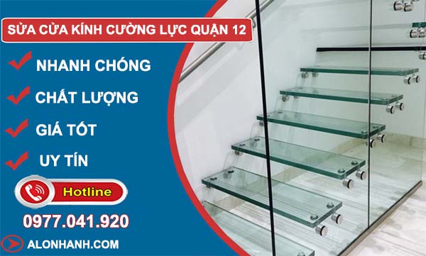 sửa kính cường lực quận 12
