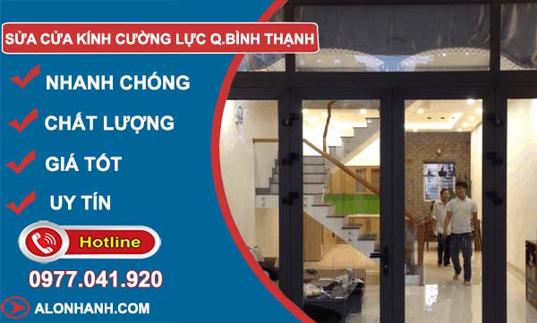 sửa kính cường lực quận bình thạnh