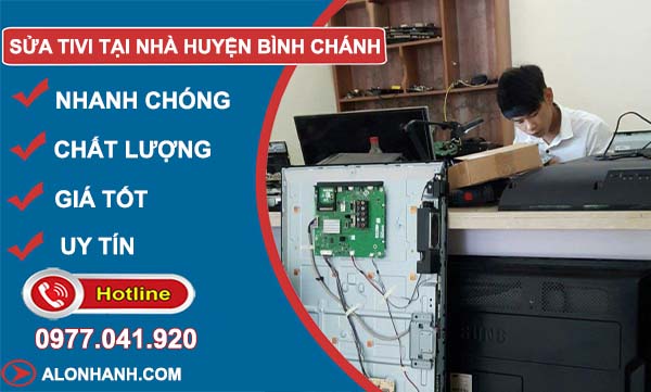 sửa tivi tại nhà huyện bình chánh