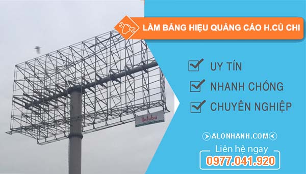 thi công làm bảng hiệu quảng cáo huyện củ chi