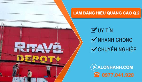 thi công làm bảng hiệu quảng cáo quận 2