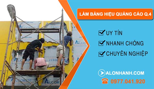 thi công làm bảng hiệu quảng cáo quận 4