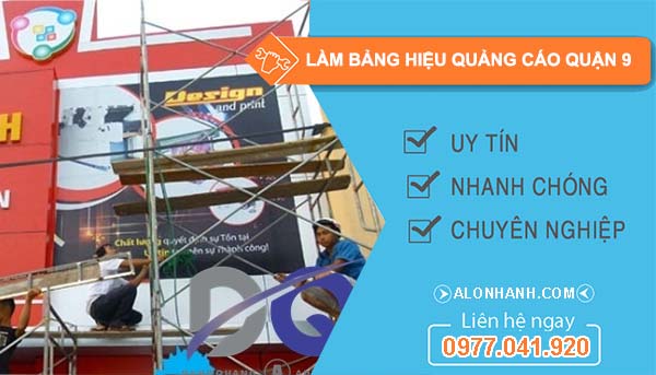 thi công làm bảng hiệu quảng cáo quận 9