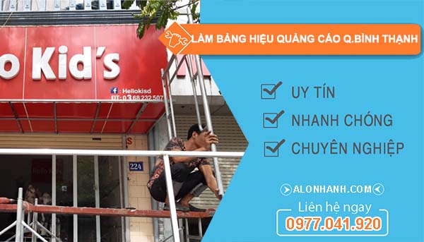 thi công làm bảng hiệu quảng cáo quận bình thạnh