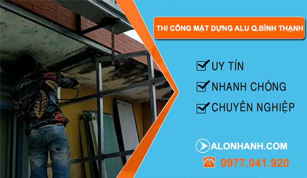 thi công mặt dựng alu quận bình thạnh
