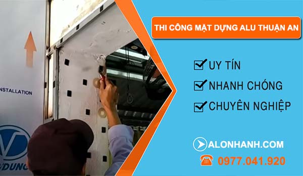 thi công mặt dựng alu thuận an