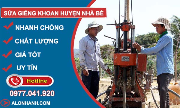 thi công sửa giếng khoan huyện nhà bè