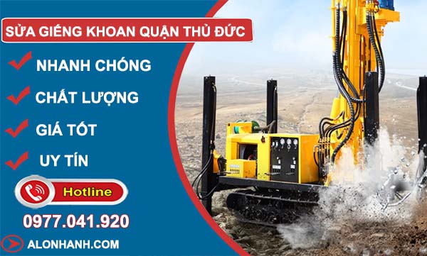 thi công sửa giếng khoan quận thủ đức