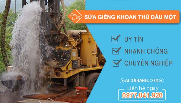 thi công sửa giếng khoan thủ dầu một