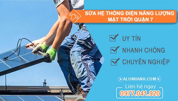 thi công sửa hệ thống điện năng lượng mặt trời quận 7
