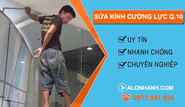 thi công sửa kính cường lực quận 10