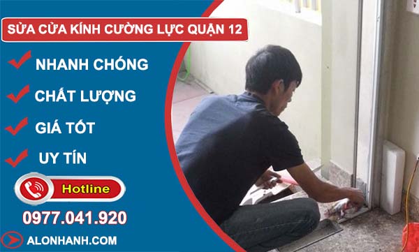 thi công sửa kính cường lực quận 12