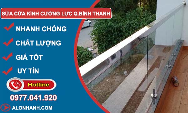thi công sửa kính cường lực quận bình thạnh