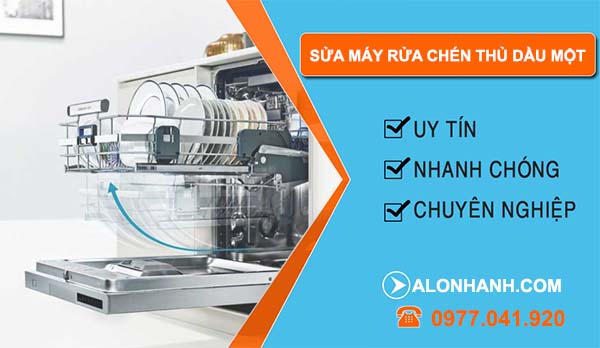 thi công sửa máy rửa chén thủ dầu một