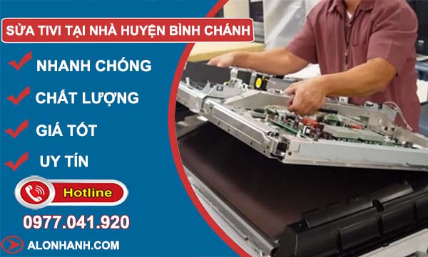 thi công sửa tivi tại nhà huyện bình chánh