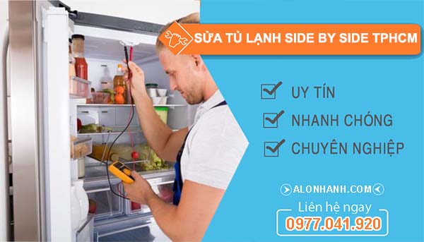 thi công sửa tủ lạnh side by side tphcm