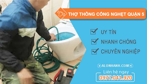 thi công thợ thông cống nghẹt quận 5