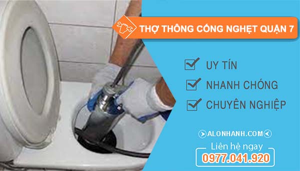 thi công thợ thông cống nghẹt quận 7