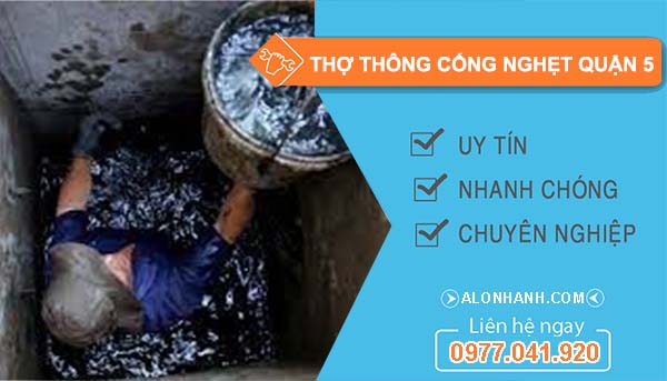 thợ thông cống nghẹt quận 5