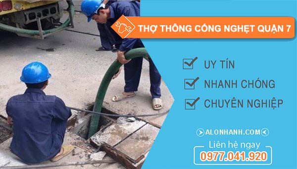 thợ thông cống nghẹt quận 7