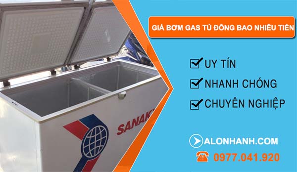 bảng báo giá bơm gas tủ đông bao nhiêu tiền
