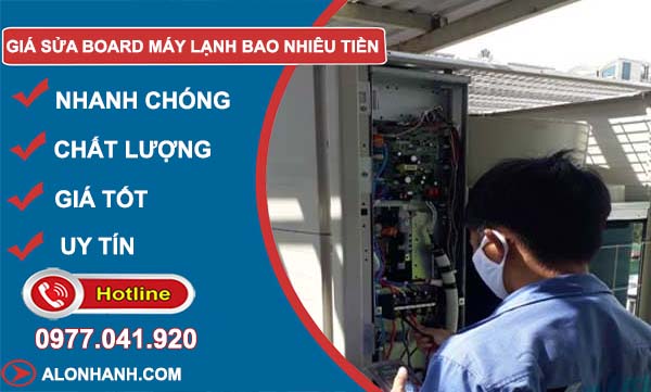 bảng báo giá sửa board máy lạnh bao nhiêu tiền