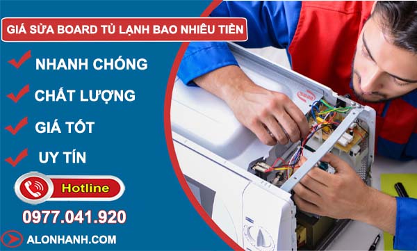 bảng báo giá sửa board tủ lạnh bao nhiêu tiền