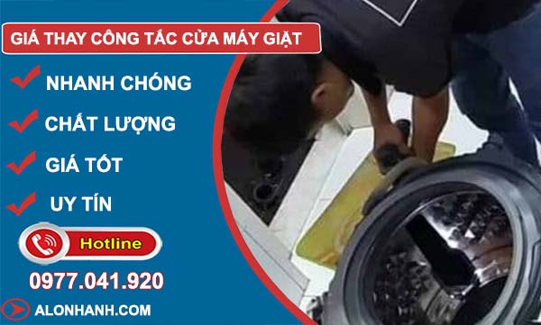 bảng báo giá thay công tác cửa máy giặt bao nhiêu tiền