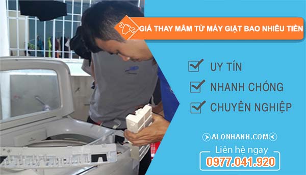 bảng báo giá thay mâm từ máy giặt bao nhiêu tiền