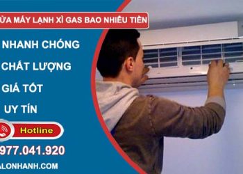 báo giá sửa máy lạnh xì gas bao nhiêu tiền