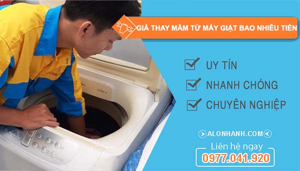 báo giá thay mâm từ máy giặt bao nhiêu tiền