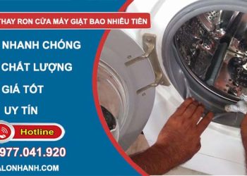 báo giá thay ron cửa máy giặt bao nhiêu tiền