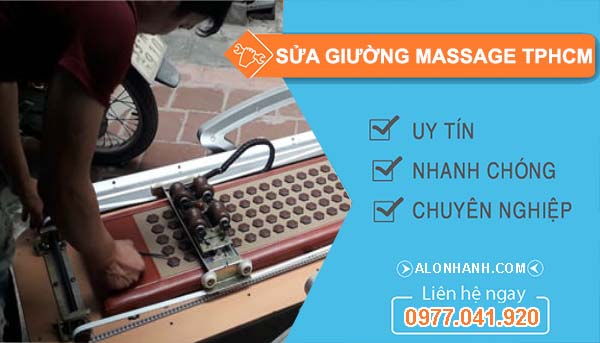dịch vụ sửa giường massage tphcm