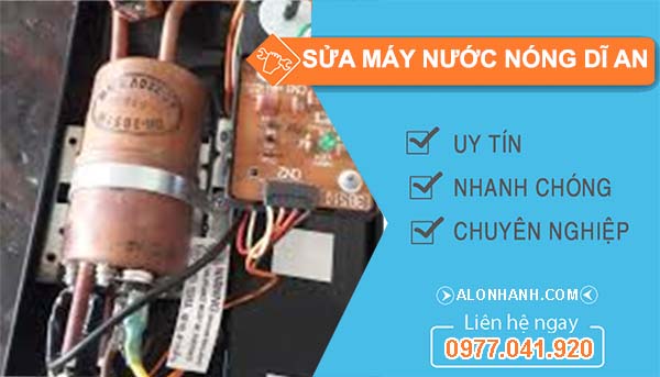 dịch vụ sửa máy nước nóng dĩ an