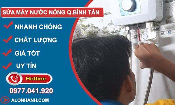 dịch vụ sửa máy nước nóng quận bình tân