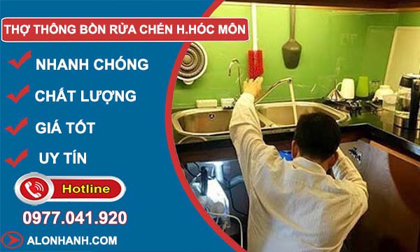 dịch vụ thợ thông bồn rửa chén huyện hóc môn