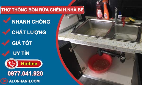 dịch vụ thợ thông bồn rửa chén huyện nhà bè
