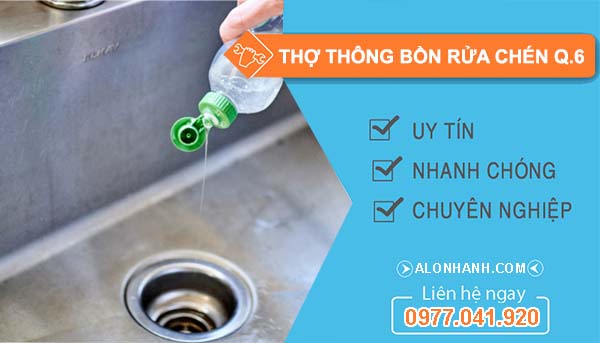 dịch vụ thợ thông bồn rửa chén quận 6