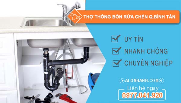 dịch vụ thợ thông bồn rửa chén quận bình tân