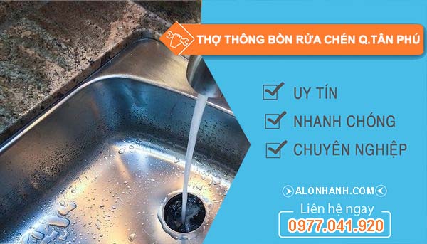 dịch vụ thợ thông bồn rửa chén quận tân phú