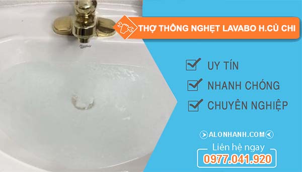 dịch vụ thợ thông nghẹt lavabo huyện củ chi