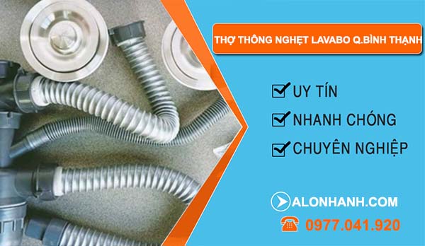 dịch vụ thợ thông nghẹt lavabo quận bình thạnh