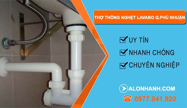 dịch vụ thợ thông nghẹt lavabo quận phú nhuận